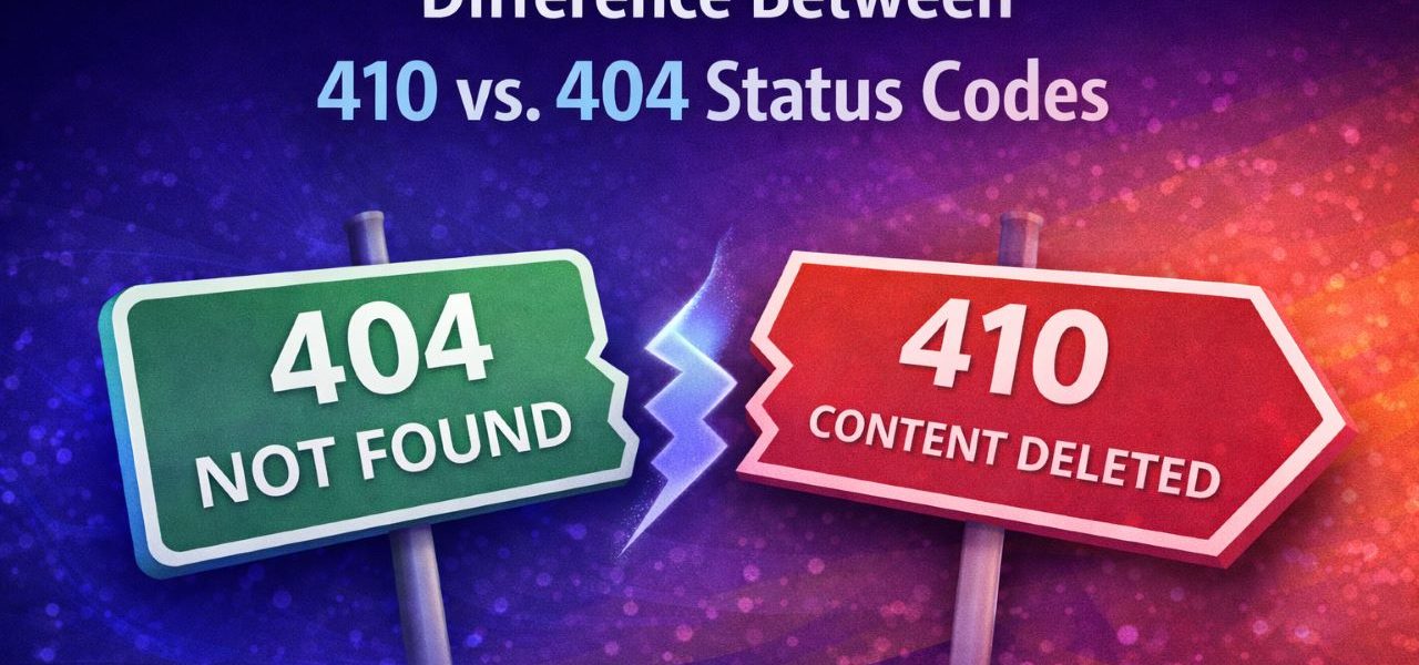 Difference between 410 vs 404 status codes